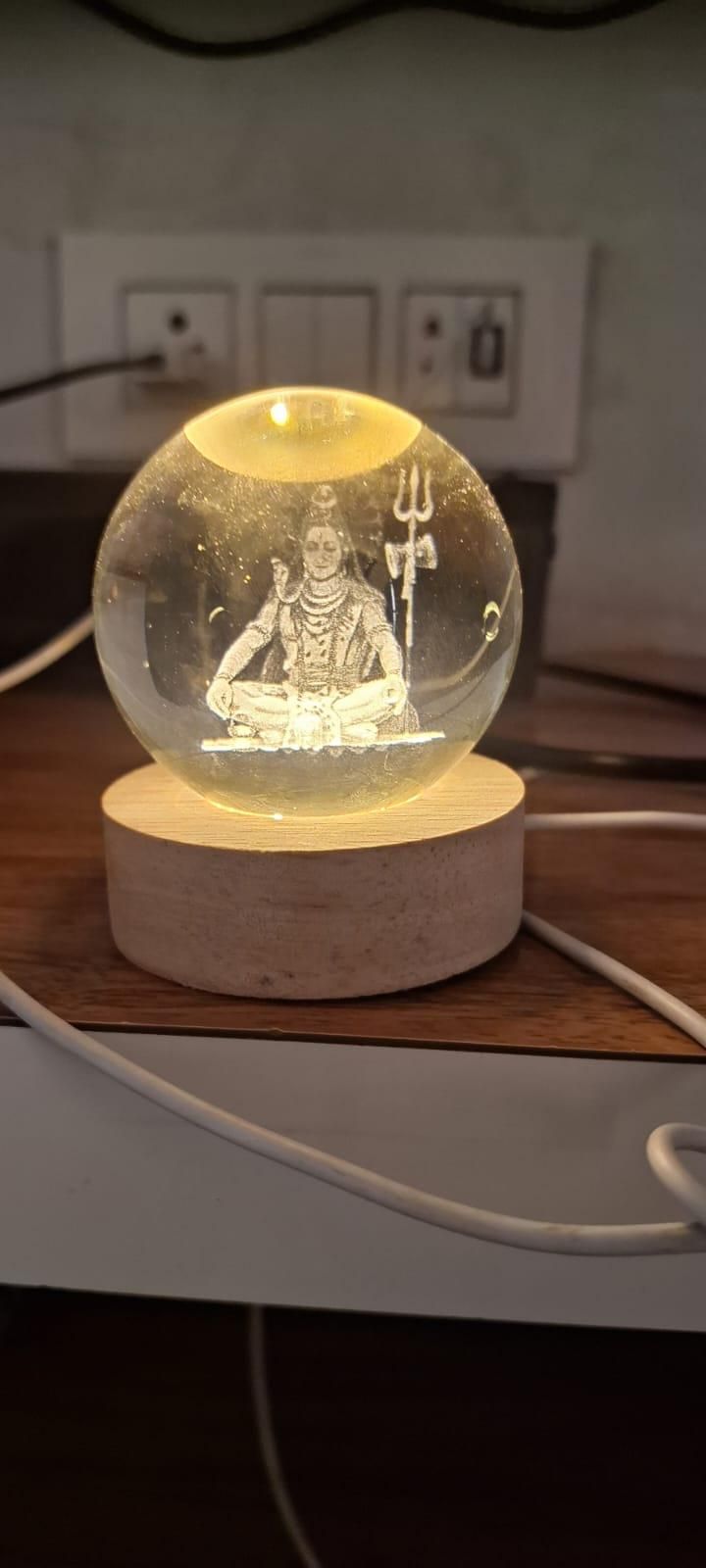 Shiv Crystal LED Lamp