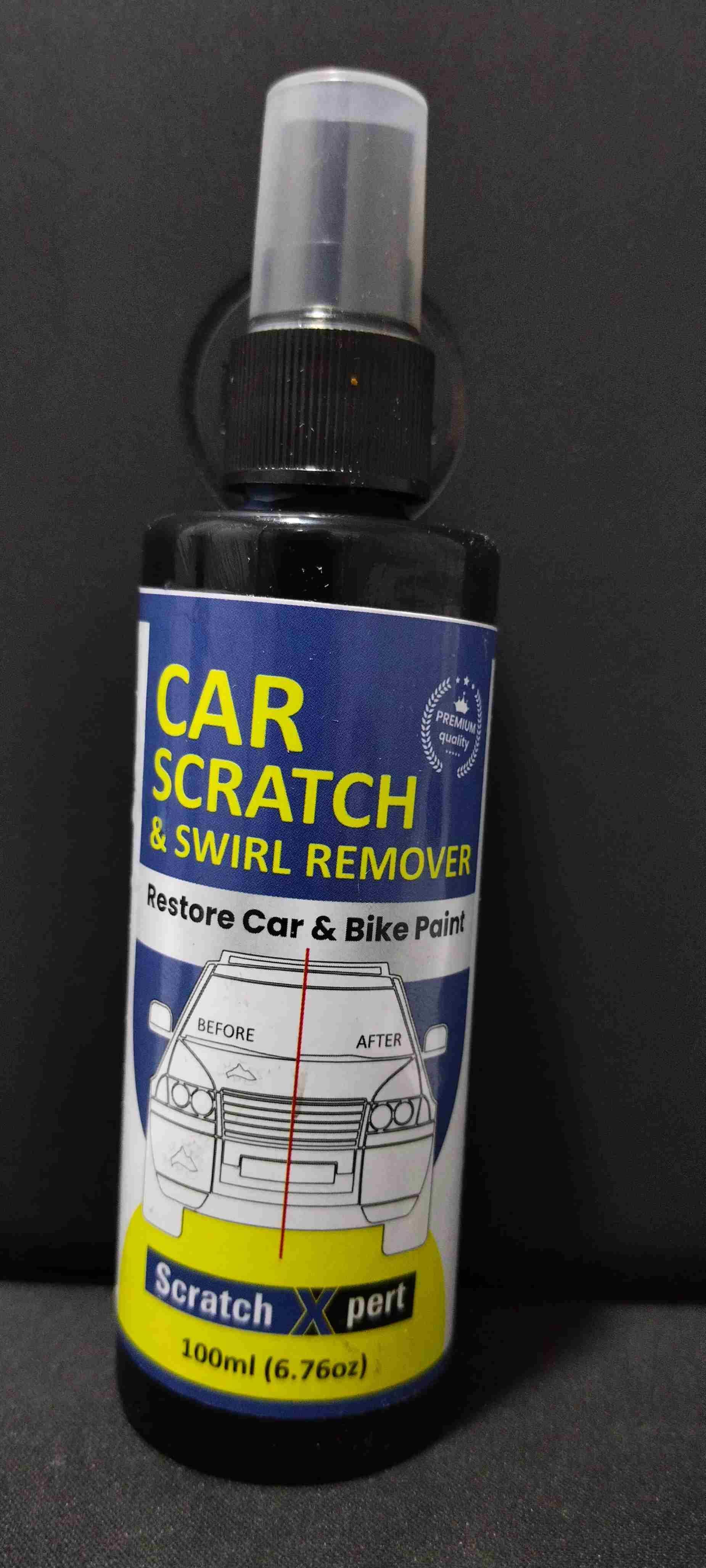 Car Scratch & Swirl Remover | Removes Mild to Moderate Scratches | Restores Car & Bike Paint Shine | Easy DIY Repair | Pack of 2