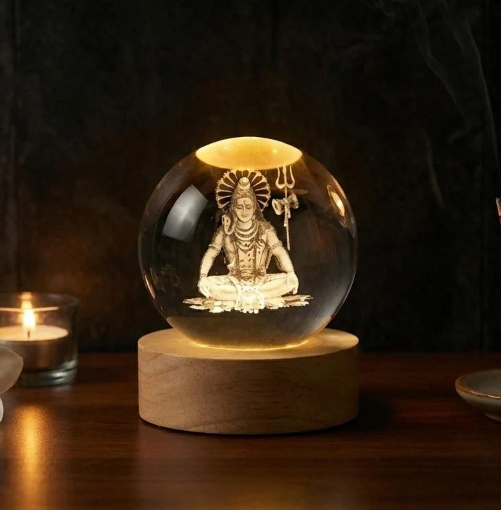 Shiv Crystal LED Lamp