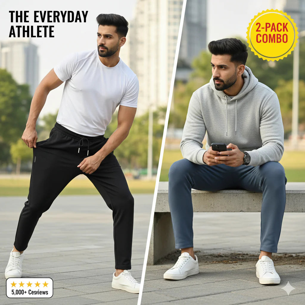 Combo of Men's NS Lycra Track Pants